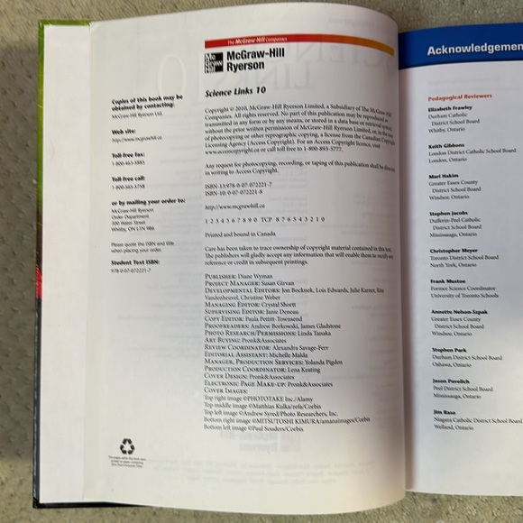 Science Links Grade 10 Text - Picture 3 of 7